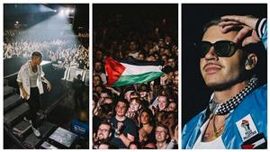 "ماكليمور" يواصل دعم القضية الفلسطينية من حفله الغنائي في ألمانيا