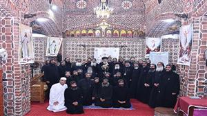 ضمن زيارته الفيوم.. البابا تواضروس الثاني يزور دير "الأنبا أور"