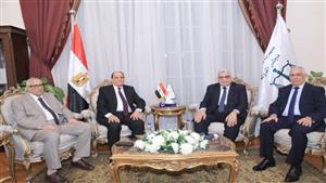 النائب العام ورئيس مجلس القضاء الأعلى ورئيس محكمة استئناف القاهرة يجرون زيارة إلى رئيس مجلس الدولة 