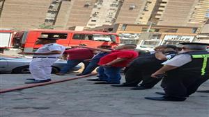 صور.. حريق مطعم شهير في جسر السويس وتحرك عاجل من المحافظة