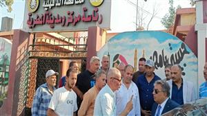 بالصور| تفاصيل جولة محافظ الدقهلية فى مدينة المطرية