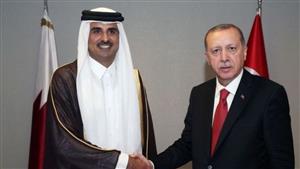 أمير قطر والرئيس التركي يناقشان الوضع في غزة