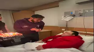 زيارات نجوم كرة القدم لأمح الدولي قبل وفاته (فيديو وصور)
