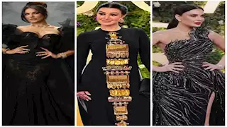 7 إطلالات ساحرة للفنانات باللون الأسود في مهرجان JOY AWARDS بالرياض