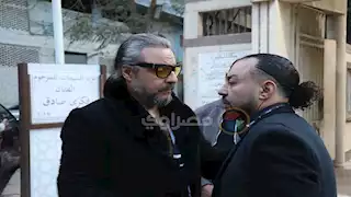 الصور الأولى من عزاء الراحل فكري صادق بالحامدية الشاذلية