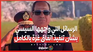 ما الرسائل التي وجهها السيسي بشأن تنفيذ اتفاق غزة بالكامل؟