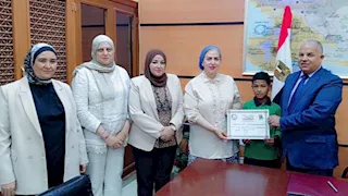 150 مسألة في 11 دقيقة.. طالب بالفيوم يبدع بمسابقة الحساب العالمية (صور)