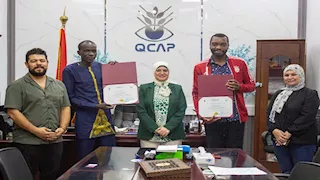 ""الزراعة" تختتم البرنامج التدريبي لمتخصصين من الكاميرون في فحص الملوثات العضوية الثابتة