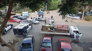 حملة موسعة لشرطة المرافق لإزالة الإشغالات والتعديات في المعادي