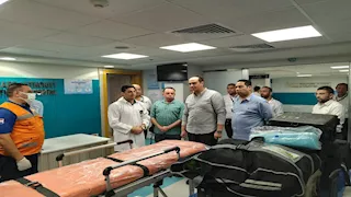 بالصور- رئيس هيئة الرعاية الصحية يتابع جاهزية مستشفى شرم الشيخ لقمة السلام