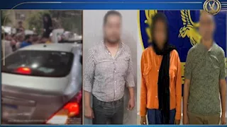  فيديو صادم | فتاة تصعد فوق سيارة وتعتدي على سائق في السلام أول