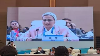 المستشارة أمل عمار تلقى كلمة مصر في فعاليات القمة العالمية للمرأة 2025 في الصين