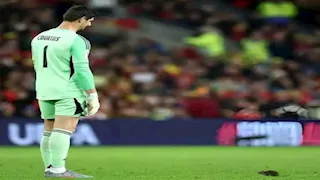 كورتوا مهدد بالغياب عن 3 مباريات مع ريال مدريد