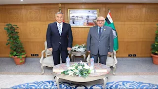 رئيس هيئة قضايا الدولة يبحث مع محافظ الإسكندرية سبل تعزيز التعاون القانوني