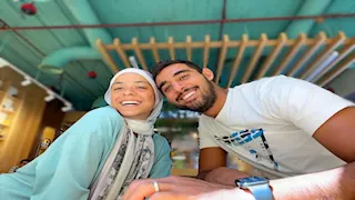 أحمد ياسر ريان ولاعبة منتخب مصر السابقة يرزقان بمولودة جديدة