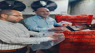 ضبط 4.2 طن لحوم ودواجن فاسدة في حملة على أسواق الخصوص