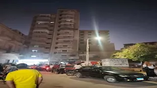 السيطرة على حريق ببرج سكني في المنيا (صور)