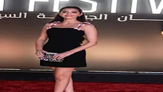 ياسمينا العبد من حفل افتتاح الجونة: "بصور ميد تيرم وكان يا ما كان"