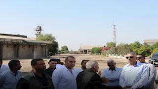  محافظ أسوان يتفقد  مصنع سكر كوم أمبو