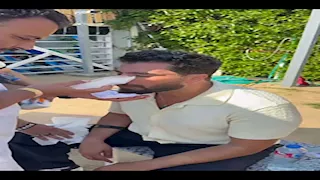 إصابة الفنان معتصم النهار خلال تصوير مشاهده بفيلم "نصيب" بالغردقة.. صور 