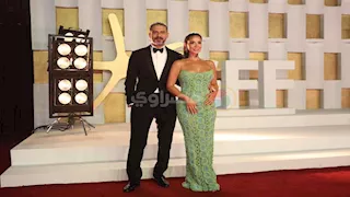 "استحملتي عصبيتي ومؤمنة بيا".. محمد فراج يحتفل بعيد ميلاد بسنت شوقي