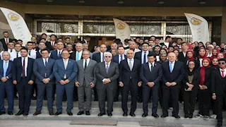 وزراء التعليم العالي والشباب والرياضة والتربية والثقافة يحتفلون ويكرمون خالد العناني -(صور)