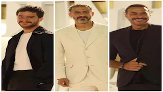 بدلة حسن أبو الرووس وأناقة كريم فهمي.. أبرز إطلالات الرجال في ثاني أيام الجونة 