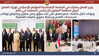 مصر تترأس مجلس إدارة منظمة العمل العربية مجددًا.. ننشر حصاد وزارة العمل في أسبوع