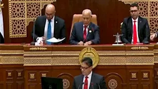 بدء الجلسة الافتتاحية للفصل التشريعي الثاني لمجلس الشيوخ 