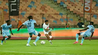 رد فعل مفاجئ من لاعب الزمالك بعد تسجيل هدف في مرمى ديكيداها بالكونفدرالية