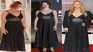 ”اتلبس مرتين”.. منة شلبي بفستان جريء في "الجونة" ارتدته قبلها فانيسا بارادي