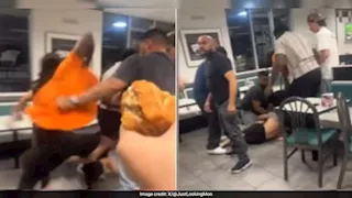 فيديو صادم.. شجار عنيف في مطعم بسبب طلب خاطئ