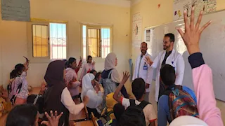 "عيشها بصحة".. حملة توعية ومسابقات لطلاب المدارس في جنوب سيناء (صور)