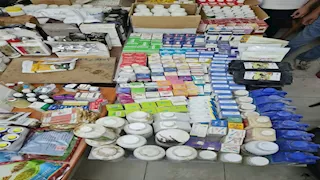 بالصور- ضبط 10 أطنان مخلل فاسد وأدوية بيطرية مغشوشة ببني سويف