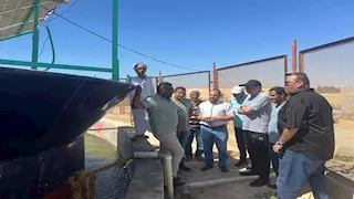 بالصور- وفد صيني يتفقد محطة بحوث جنوب سيناء 