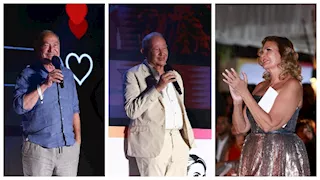 نجيب وسميح ساويرس يقبلان أيدي يسرا في مهرجان الجونة السينمائي (صور)