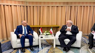 وزير الري ووزير الطاقة الإيراني بالسعودية