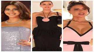 15 صورة لنجمات تألقن بفساتين بفتحة ساق في سادس أيام الجونة