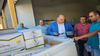 ضبط طن ونصف معسل مجهول المصدر في بني سويف