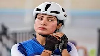 إصابة قوية.. لحظة سقوط لاعبة منتخب مصر للدراجات 