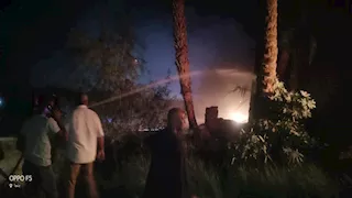 السيطرة على حريق هائل اندلع في 3 منازل بسوهاج -صور 