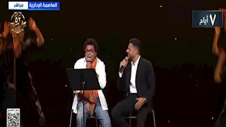 محمد منير وحماقي يقدمان أغنية لـ فلسطين في احتفالية وطن السلام