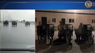 ثلاثة تروسيكلات يثيرون الرعب على الطريق.. وتدخل عاجل من الداخلية