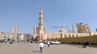 بسبب الاستخدام الخاطئ.. غلق ساحات المسجد الإبراهيمي في كفر الشيخ- صور 