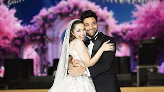 بعد الزواج.. أحمد جمال يحتفل بعيد ميلاد زوجته فرح الموجي