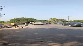 "كان بيعمل غرزة".. صور تكشف تصادم سيارتين ملاكي على طريق "قويسنا- جيهان"