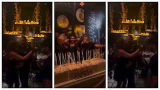 بالصور.. السقا وفهمي وماجد المصري في عيد ميلاد إليسا