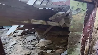 حصد روح طفلة وأصاب سيدتين.. الصور الأولى لانهيار عقار غيط العنب بالإسكندرية