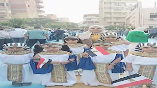 "بزي فرعوني وفقرات وطنية".. مدارس المنوفية تحتفل بافتتاح المتحف المصري الكبير