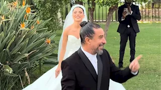 الصور الأولى من حفل زفاف المخرج هادي الباجوري والفنانة هايدي خالد